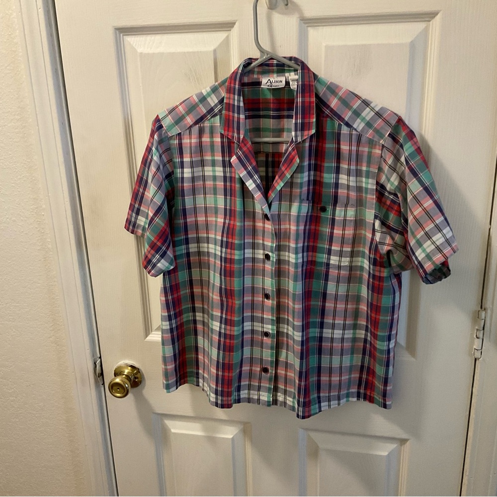 Alison Craig Multicolor Plaid Shirt